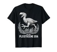 En Mi Era Pleistoceno Divertido Terror Paleontología Paleontología Ciencia Camiseta gráfica económica, Hombre, Negro, S