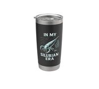 En mi era siluriana Escorpión marino Fósil Eurypterid Vaso térmico de acero inoxidable de doble pared