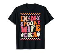 En Mi Espectacular Esposa Era Groovy para Esposa Halloween Camiseta