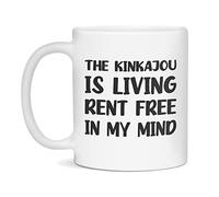 En Mi Mente, El Kinkajou Vive Sin Pagar Alquiler Taza Con Asa Mug Chic Taza De Café Para Espresso Cappuccino Escuela Cacao 330Ml