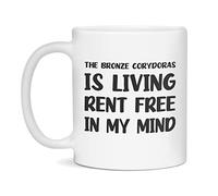 En Mi Mente, Las Corydoras De Bronce Viven Sin Pagar Alquiler Mug Duradero Tazas De Desayuno Único Tazas De Cerámica Para Té Bebidas Frías Y Calientes Cappuccino Escuela 330Ml