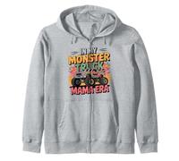 En Mi Monster Trucks Mama Era Sudadera con Capucha