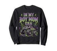 En Mi Niño Mamá Era Lindo Monster Truck para Madres Maternidad Sudadera