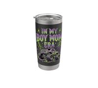 En Mi Niño Mamá Era Lindo Monster Truck Para Madres Maternidad Vaso térmico de acero inoxidable de doble pared