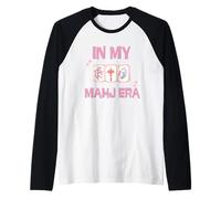 En mi Noche de Juegos Mahjong era mahj Camiseta Manga Raglan