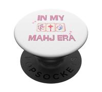 En mi Noche de Juegos Mahjong era mahj PopSockets PopGrip Adhesivo