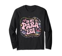 En mi para Era Paraeducador Paraprofesional Regreso a la Escuela Manga Larga
