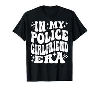 En Mi Policía Novia Era Divertido Policía Esposa Vida Camiseta