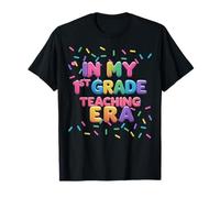 En mi primer primer grado enseñanza era leyendo matemáticas divertido maestro Camiseta