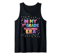 En mi primer primer grado enseñanza era leyendo matemáticas divertido maestro Camiseta sin Mangas