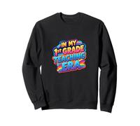 En mi primer primer grado enseñanza era leyendo matemáticas divertido maestro Sudadera