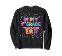 En mi primer primer grado enseñanza era leyendo matemáticas divertido maestro Sudadera