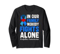 En Nuestra Familia Nadie Lucha Solo contra la Diabetes Manga Larga
