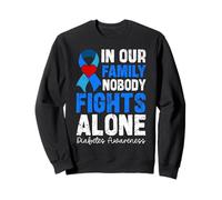 En Nuestra Familia Nadie Lucha Solo contra la Diabetes Sudadera
