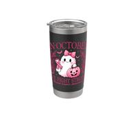 En octubre luchamos contra el fuerte fantasma de conciencia sobre el cáncer de mama Vaso térmico de acero inoxidable de doble pared