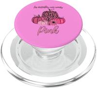 En Octubre usamos Conciencia sobre el cáncer de Mama de Calabaza Rosa PopSockets PopGrip para MagSafe