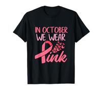 En Octubre usamos Conciencia sobre el cáncer de Mama Rosa para Mujeres Camiseta