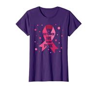 En Octubre usamos Mujeres de concientización sobre el cáncer de Mama Rosa Camiseta, Mujer, Morado, S