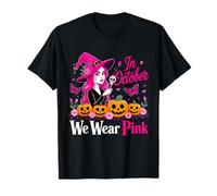 En Octubre vestimos de Rosa Bruja Cáncer Halloween Camiseta