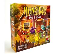 En Peu de JOC | Monstrys Roll & Paint | Juego de Mesa con Tablero | Familiar | Pinta a Peloso, Unimordio y Antenis | Agilidad Visual | 2-4 Jugadores | Español, Catalán e Inglés | Fantasía