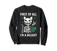 En Primer Lugar, I'm A Delight Cat Halloween Coffee Spooky Sudadera
