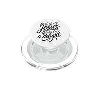 En Primer Lugar, Jesús Piensa Que Soy un deleite Biblia Escritura Orar PopSockets PopGrip para MagSafe