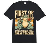 En Primer Lugar, Jesús Piensa Que Soy un Gran Maestro Comfort Colors Adult Heavyweight T-Shirt