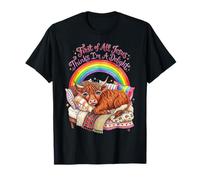 En Primer Lugar, Jesús Piensa Que Soy una Vaca de Las Tierras Altas de Las delicias Camiseta