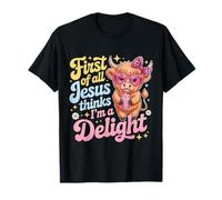 En Primer Lugar, Jesús Piensa Que Soy una Vaca de Las Tierras Altas de Las delicias Camiseta