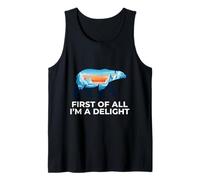 En Primer Lugar, Soy un Entusiasta del Oso de Las delicias Camiseta sin Mangas