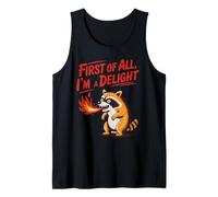 En Primer Lugar, Soy un Mapache Monstruo de delicias Camiseta sin Mangas