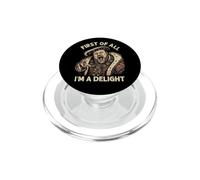 En Primer Lugar, Soy una Delicia Enrique VIII Rey de Inglaterra Divertido PopSockets PopGrip para MagSafe