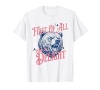 En Primer Lugar, Soy una Delicia, Grity Bear, atrevida, irónica, Vintage Camiseta