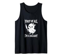 En Primer Lugar, Soy una Delicia Linda Chica con un Cuchillo Camiseta sin Mangas