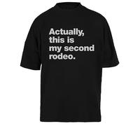 En Realidad Esta Es Mi Segunda Vez Camiseta Unisex Negra Baggy tee para Hombre Mujer T-Shirt Unisex Schwarz Baggy tee Für Männer Frauen