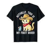 En realidad, este es mi primer meme divertido de gato de rodeo Camiseta