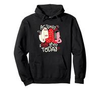 En realidad no está tan cansado hoy - Arte de positividad extraña Sudadera con Capucha