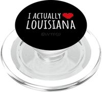 EN REALMENTE AMO (CORAZÓN) LOUISIANA Funny US State PopSockets PopGrip para MagSafe