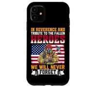 En reverencia y Homenaje a los héroes caídos Nunca lo Haremos Carcasa para iPhone 11