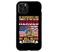 En reverencia y Homenaje a los héroes caídos Nunca lo Haremos Carcasa para iPhone 11 Pro