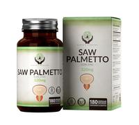 EN Saw Palmetto | 180 Saw Palmeto Cápsulas - Alta Potencia 320mg Serenoa Repens con Zinc por Porción | Sin OGM, Gluten, Lácteos y Alérgenos | Hecho en el Reino Unido