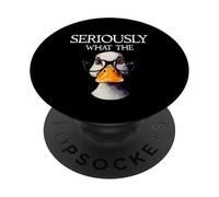 En serio lo que el pato - Juego de palabras amante del pato PopSockets PopGrip Adhesivo