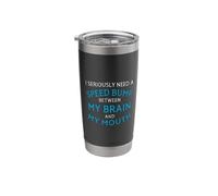 En serio necesito un golpe de velocidad entre el diseño de mi cerebro Vaso térmico de acero inoxidable de doble pared