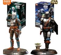 En stock Blokees Star Wars Building Block Man Beyond Edition The Mandalorian Grogu Din Djarin Modelo de ensamblaje Coleccionable Juguetes Regalos Bo-Katan Kryze