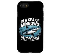 En un mar de pececillos, sé el tiburón Emprendedor Vida Fan Carcasa para iPhone SE (2020) / 7/8