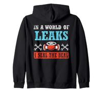 En Un Mundo De Filtraciones Cierro El Trato Tubería Sudadera con Capucha