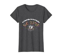 En un Mundo Donde Puedes ser Cualquier Cosa, sé Amable Camiseta, Mujer, Jaspeado Oscuro, 3XL