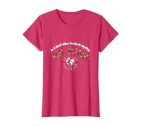 En un Mundo Donde Puedes ser Cualquier Cosa, sé Amable Camiseta, Mujer, Rojo Jaspeado, XS