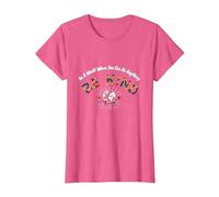 En un Mundo Donde Puedes ser Cualquier Cosa, sé Amable Camiseta, Mujer, Rosa Jaspeado, XS