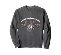 En un Mundo Donde Puedes ser Cualquier Cosa, sé Amable Sudadera, Unisex para Adultos, Jaspeado Oscuro, XXL